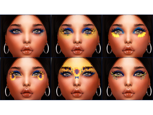 342621 sunflower makeup eyeshadows by jennifer jennisims sims4 featured image