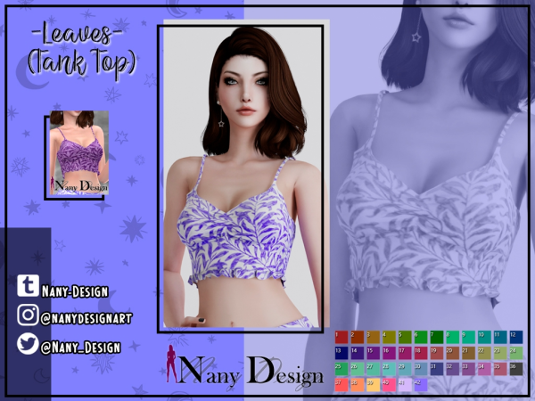 342695 leaves tank top by nanydesign sims4 featured image