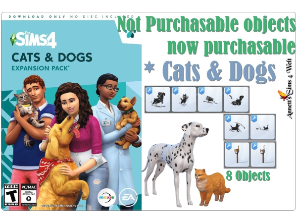 342743 not purchasable objects now purchasable cats dogs by annettssims4welt sims4 featured image