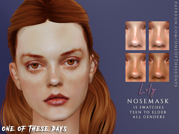 342815 nosemask03 lily by oneofthesedays sims4 featured image
