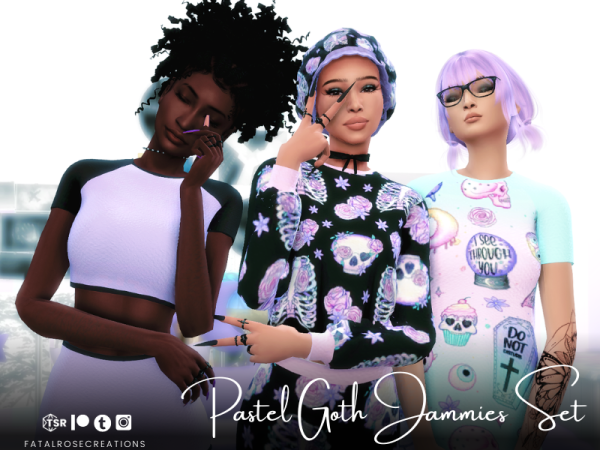 342968 pastel goth jammies set sims4 featured image