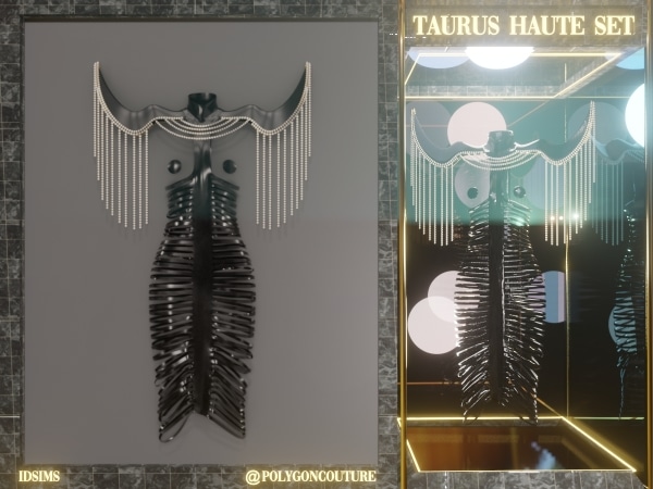 Taurus Haute Ensemble: Chic Dresses & Sparkling Accessories (AlphaCC Collection)