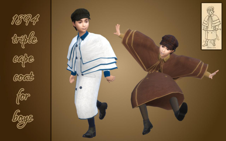 Search Results 14 1894 Triple Cape Coat: Vintage Boys’ Winterwear, Part 11