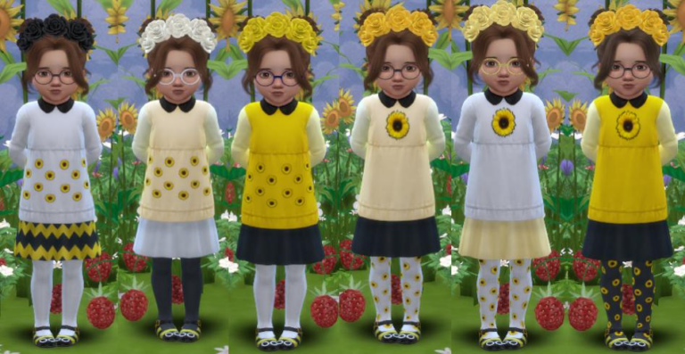 Search Results 15 Eco Lifestyle Sunflower Top & Tights Recolor for Toddlers