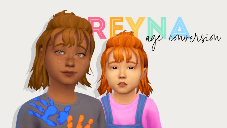 Search Results 41 ClumsyAlienn’s Reyna Hair: Child & Toddler Conversion, 9 Swatches