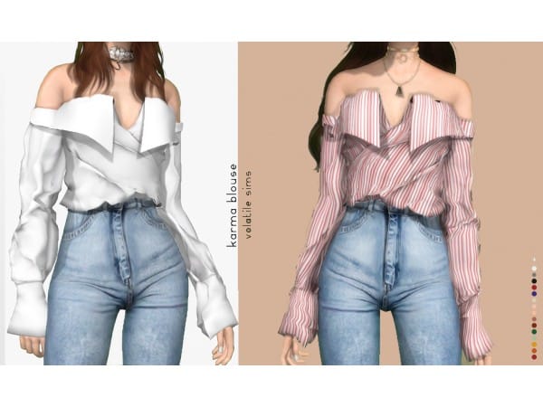 Karma Couture: Chic Blouses for Trendsetting Wardrobes (Female Tops & Clothing Sets)