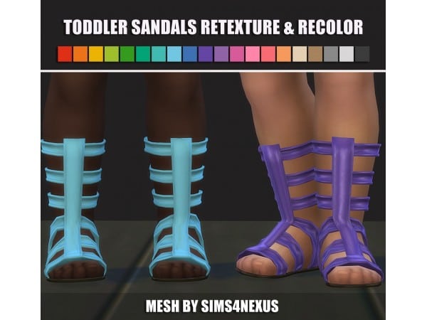 88450 toddler sandals by maimouth sims4 featured image