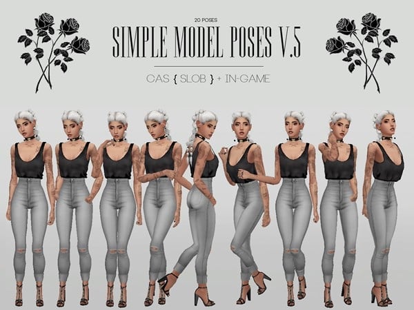 92188 simple model v 5 sims4 featured image