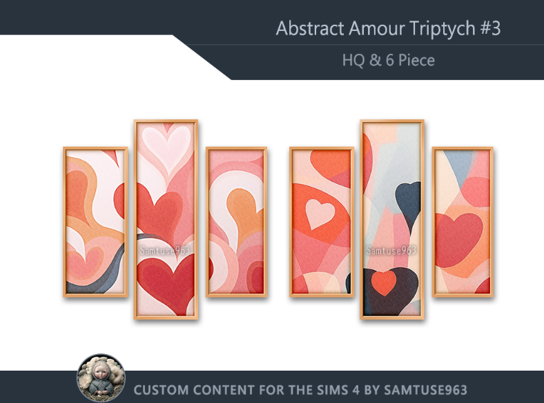 Abstract Hearty Painting Decor