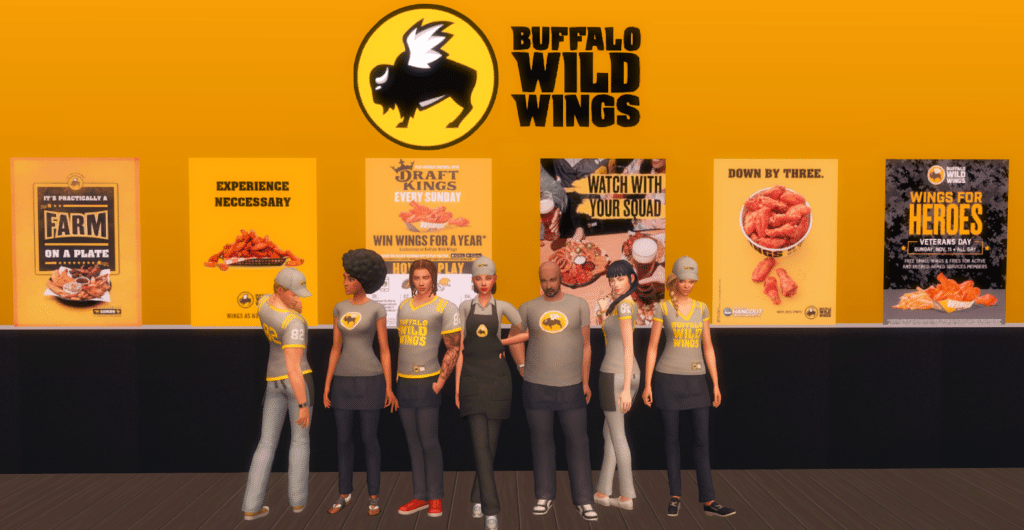 Buffalo Wild Wings Uniform & Cap