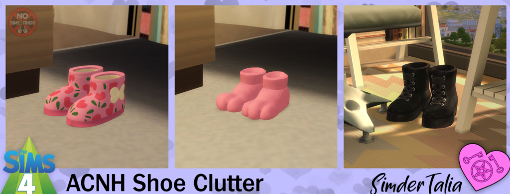Cute Shoes Clutter Decor