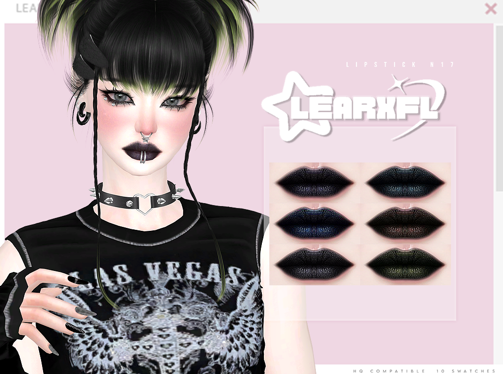 Dark Goth Lipstick Makeup