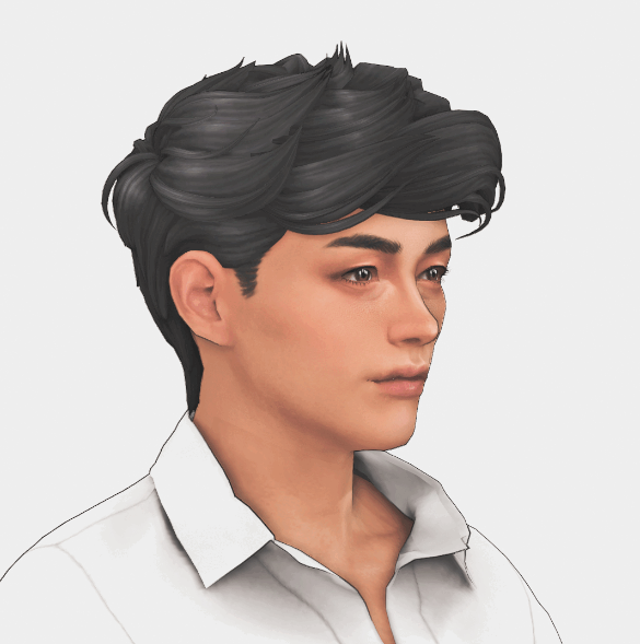 Enzo Short Messy Hairstyle