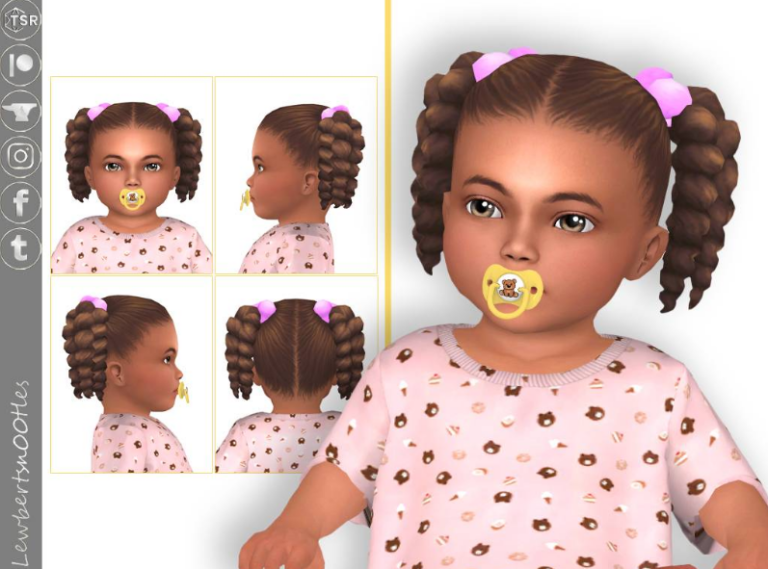 Kaya Bubble Braids Pigtails Hairstyle for Infants [MM]