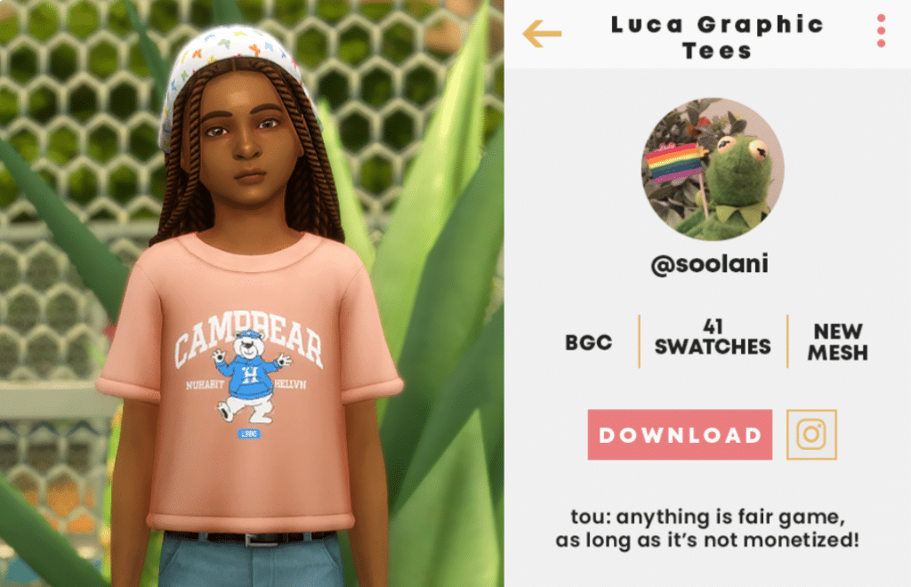 Luca Graphic T-Shirt for Children