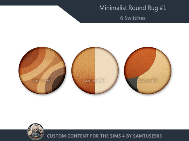 Minimalist Round Rug Decor [ALPHA]