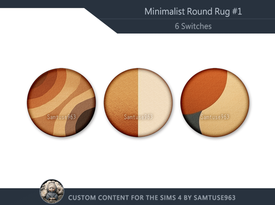 Minimalist Round Rug Decor