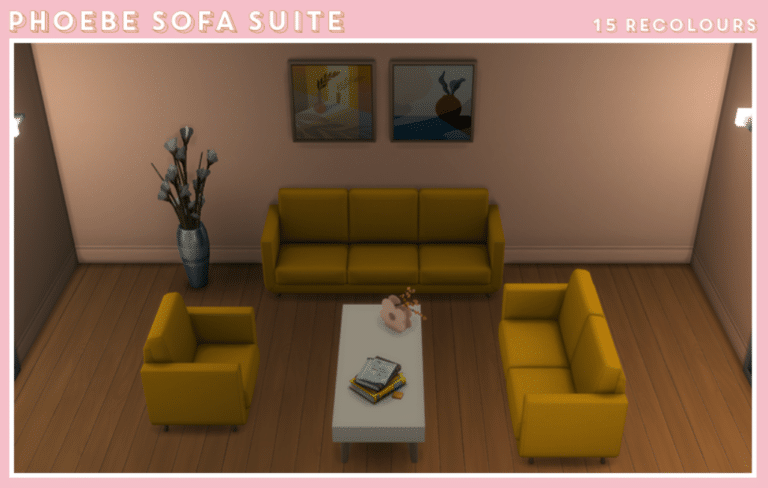 Phoebe Sofa Set Recolor [MM]