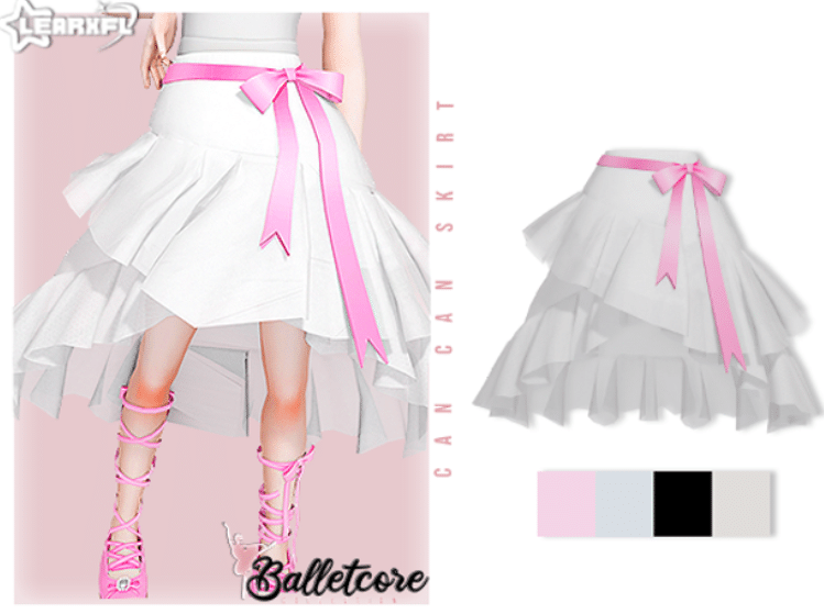 Ruffled Skirt with Ribbon [ALPHA]