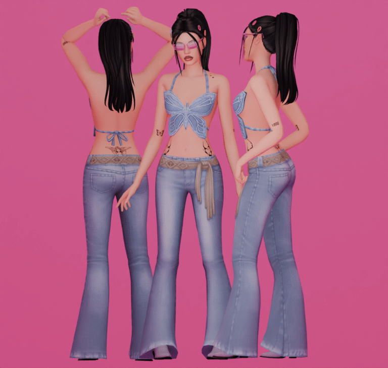 Y2K Baby Tattoo Set by SNOOTYSIMS