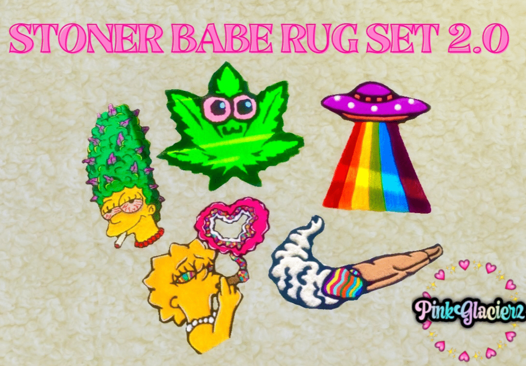 Stoner Babe Rugs Decor Version 2