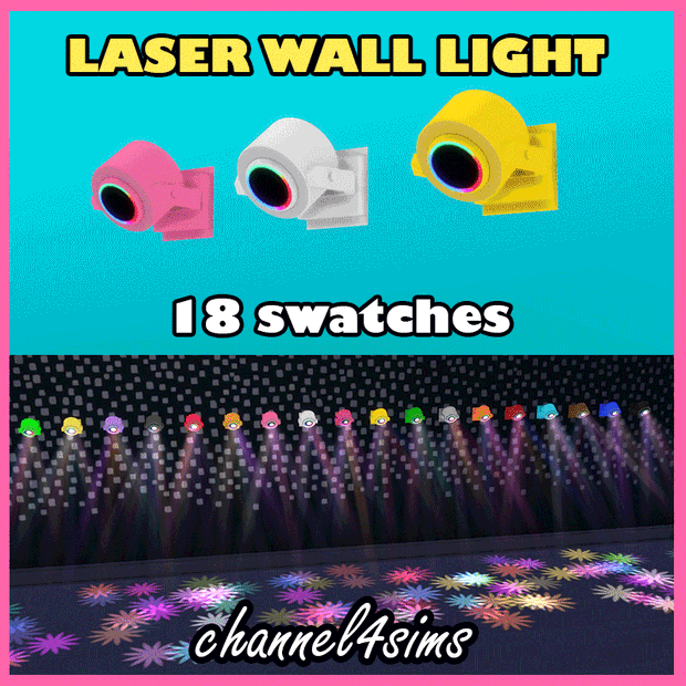 TS4: Laser Wall Light