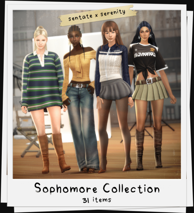 The Sophomore Collection ( Top/ Scarf/ Playsuit/ Skirt/ Heels/ Boots/ Cardigan/ Dress/ Jeans/ Vest/ Accessories) [MM]