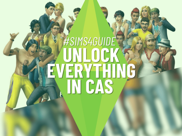 How To Unlock Everything In CAS With One Cheat!