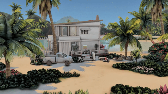 Check This Out: A Cozy Beach House In The Sims 4!