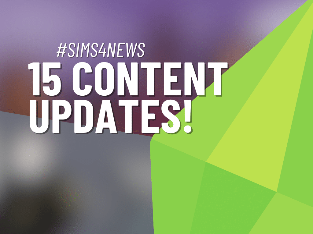 Content Updates Sims 4