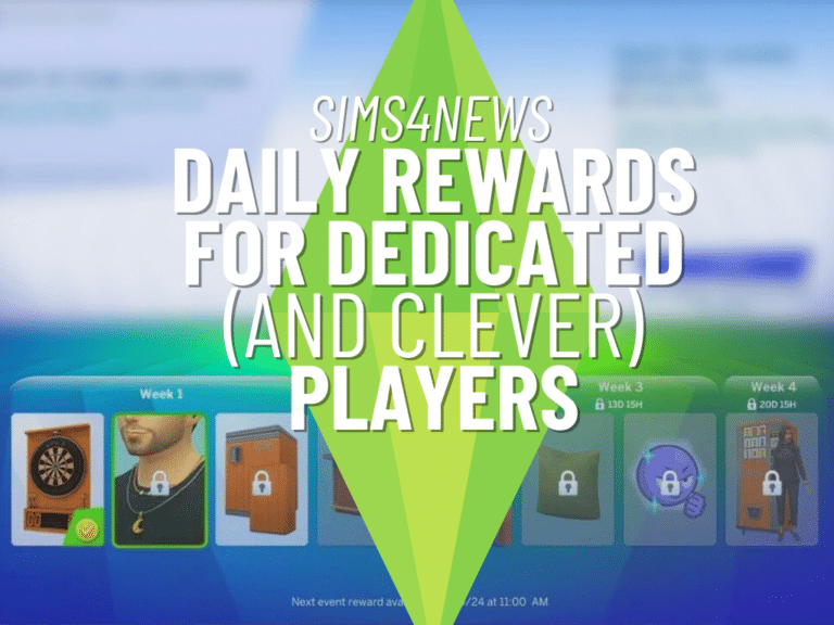 Daily Rewards – A New Sims 4 Incentive?