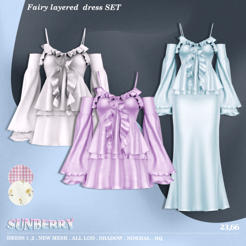 Fairy Layered Dress Set by Sunberry