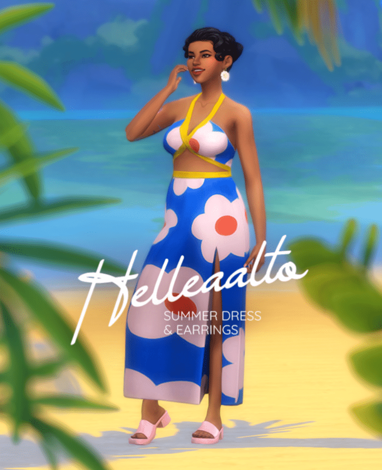 Helleaalto Set (Dress/ Earrings) [MM]