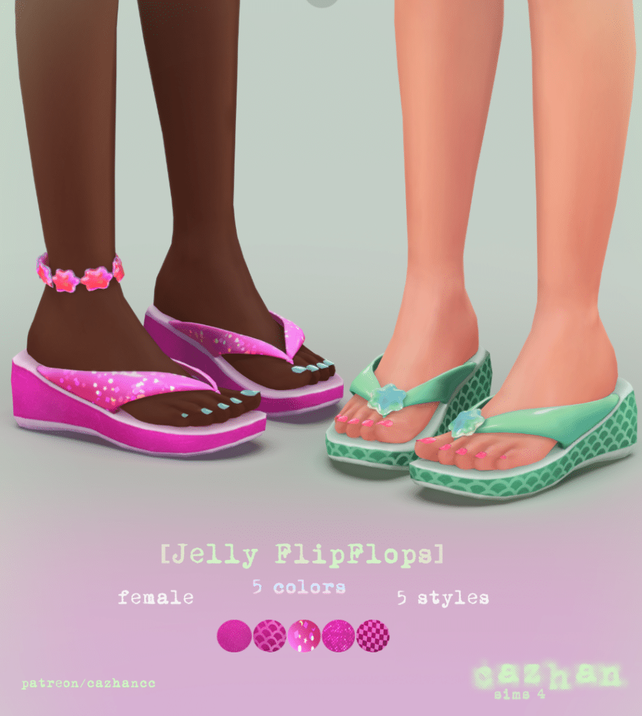 Jelly FlipFlops by cazhan