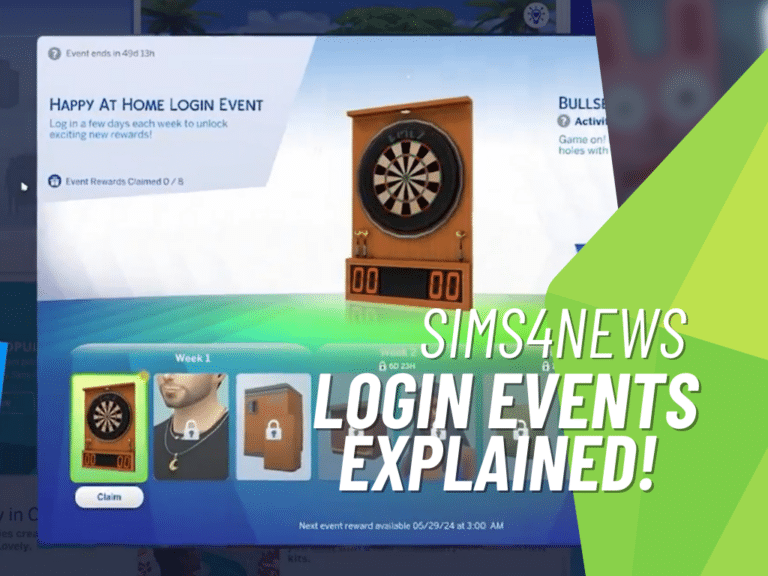 The Sims 4 Login Events: More Details Explained!