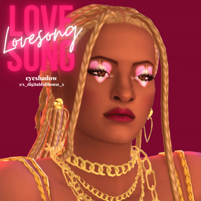 Love Song Eyeshadow by digitaldollhouse