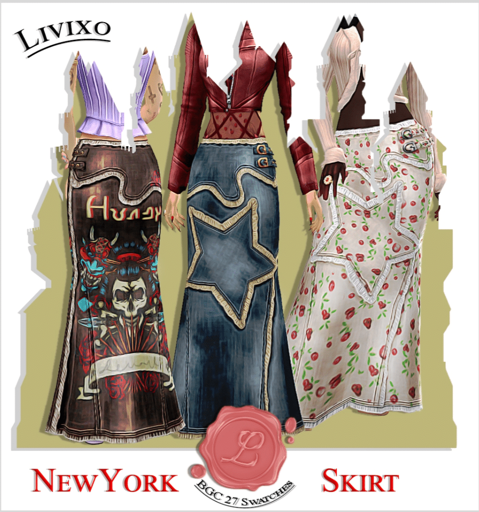 New York Skirt by Livixo