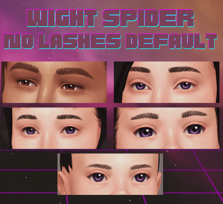 No Lashes Default by wightspider07