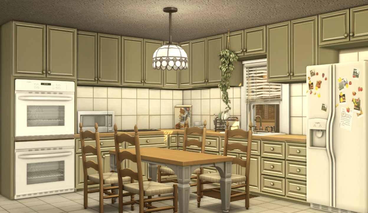 Nostalgia Kitchen Set ( Oven/ Fridge/ Cupboards/ Cabinet/ Sink) [MM]