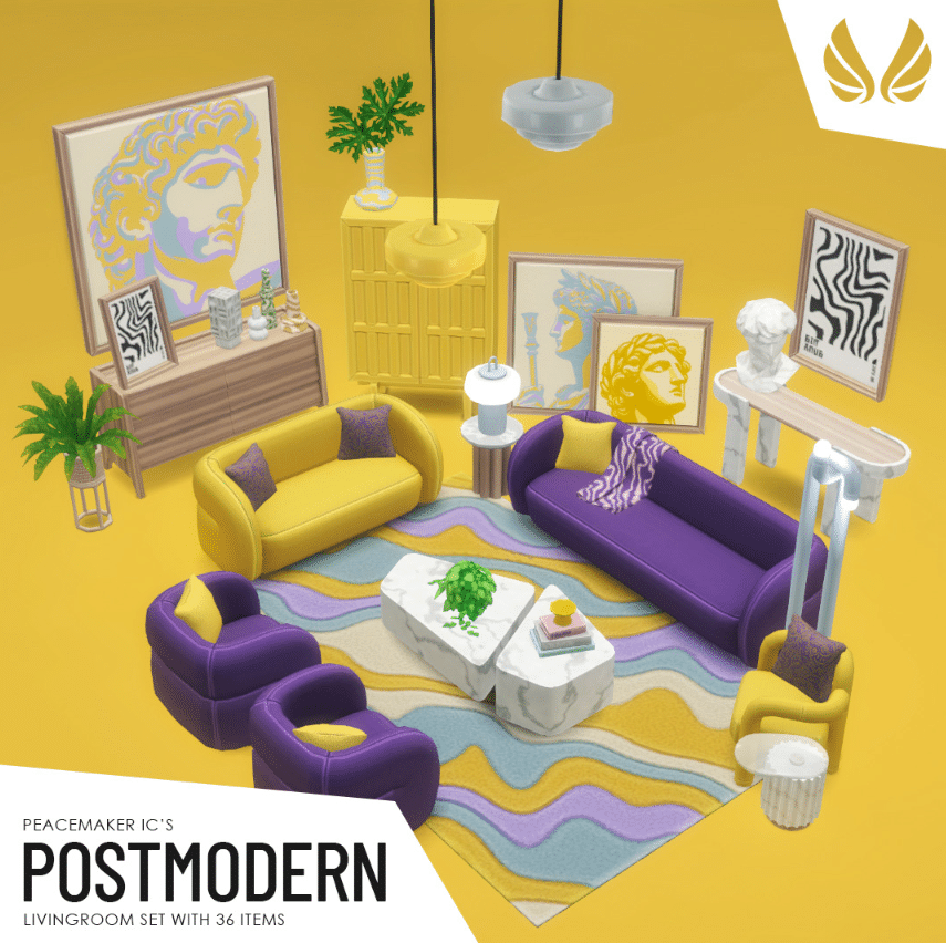 Postmodern Living Set by Peacemaker_ IC