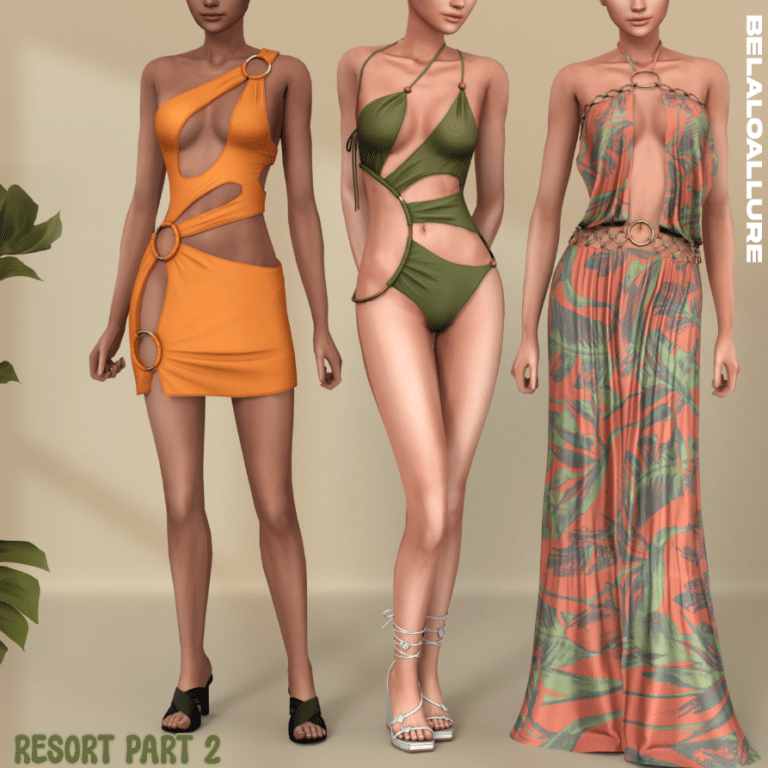 Resort CC Collection Part 2 (Swimsuit/ Dress) [Alpha]