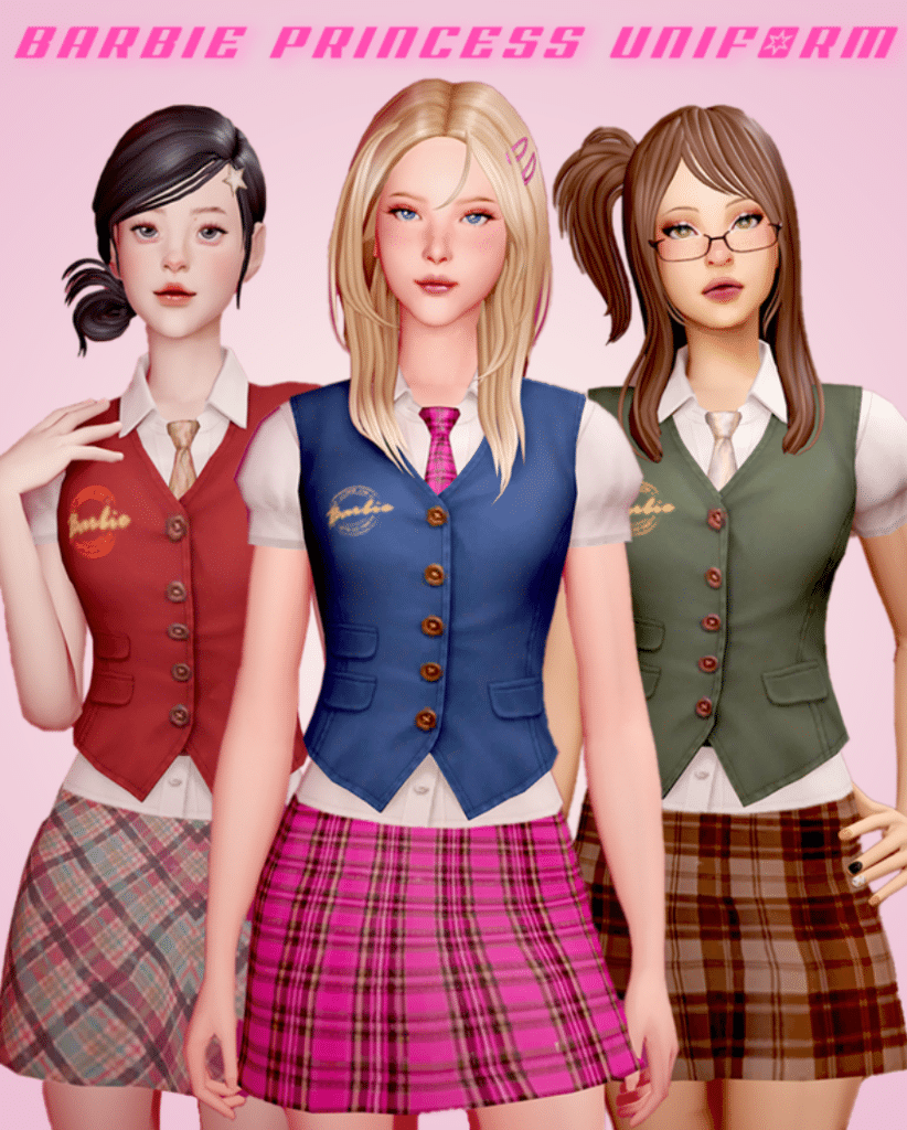 Barbie Princess Charm School Uniform by wotunciba