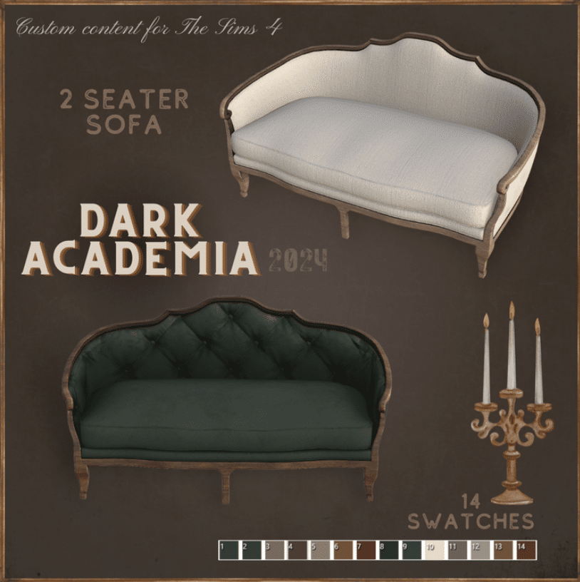 Dark Academia 2024 by sims4luxury