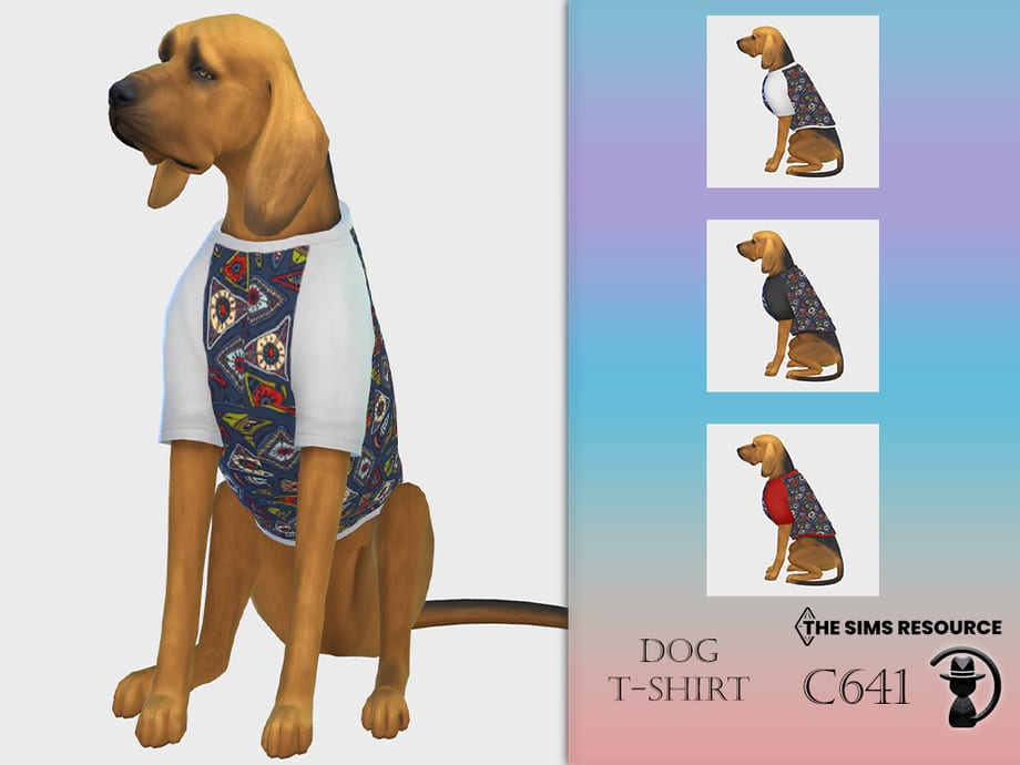 Dog T-shirt C641