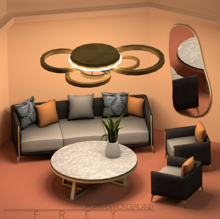 Frey Living Room Set ( Sofa/ Armchair/ Coffee Table/ Plant/ Lamp) [MM]