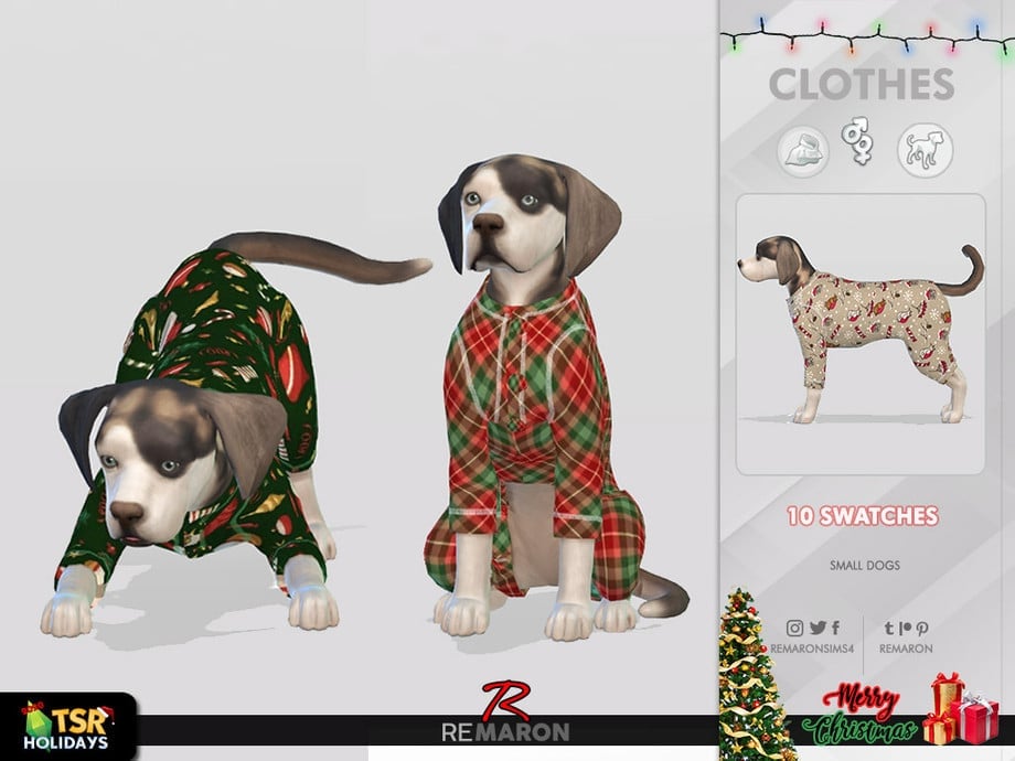 Holiday Wonderland - Jumpsuits for Small Dogs 01