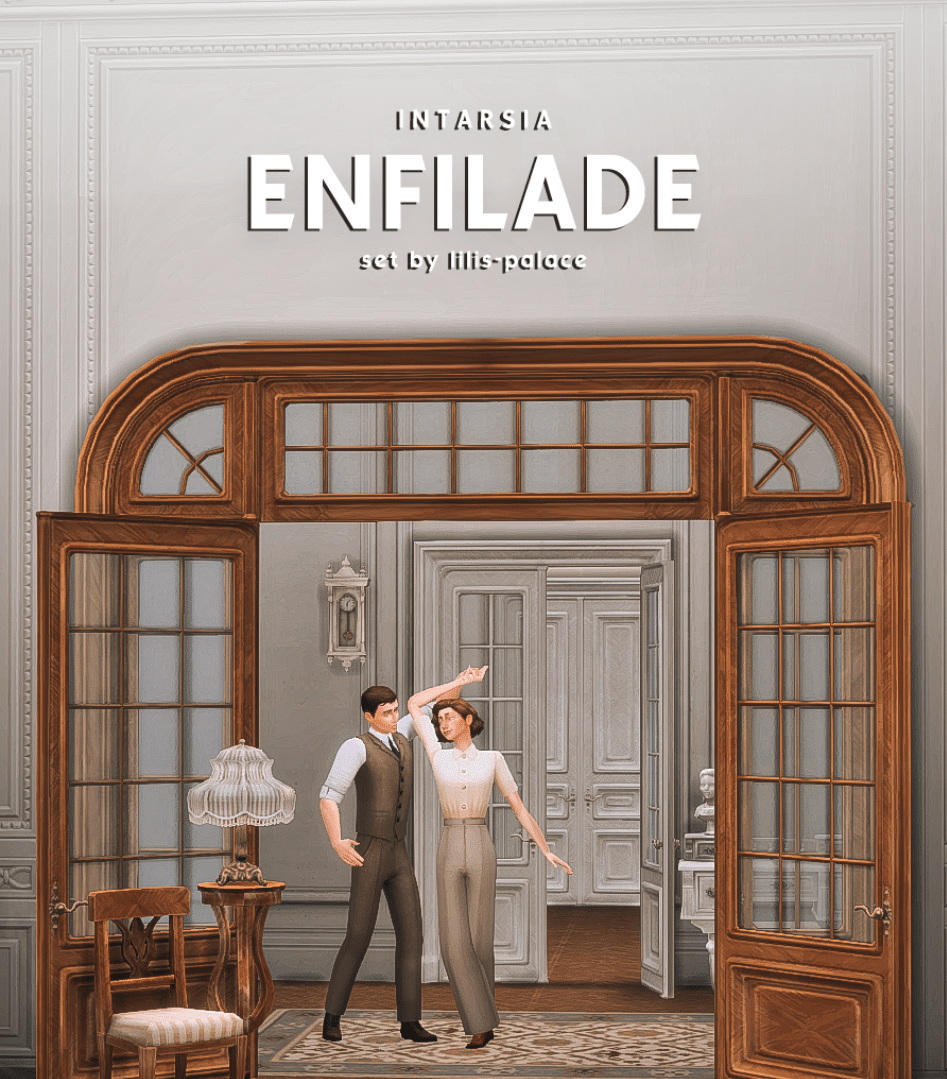INTARSIA – ENFILADE Set ( Door/ Parquette ) [MM]