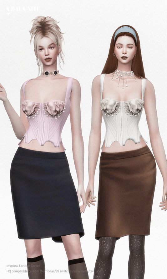 Immoral London Corset by charonlee
