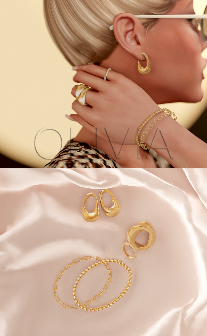 Olivia Jewelries ( Earrings/ Rings/ Necklace) [Alpha]