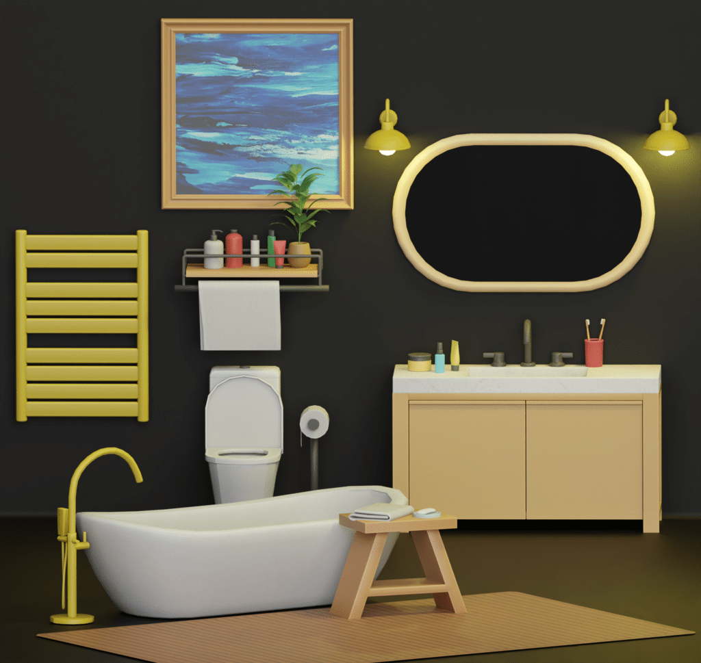 SNOOTYSIMS - Simple Bathroom Set